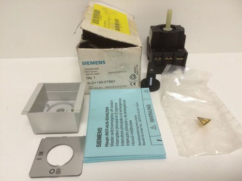 NEW IN BOX! SIEMENS ROTARY SELECTOR DISTRIBUTION SWITCH 3LD1130-0TB01