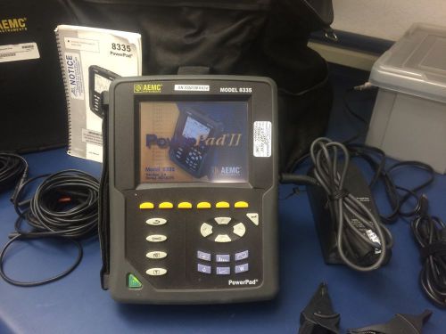 AEMC 8335 PowerPad 3-Phase Power Quality Analyzer W/3 CT&#039;s