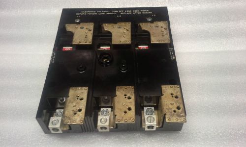 Telemecanique D10S3 Motor Control Switch 3 Poles 100amp 600V