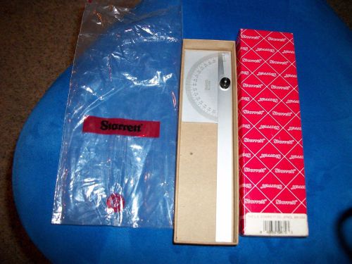 Starrett C183 Chrome Protractor With Box