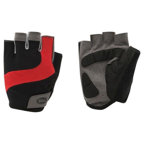 Bell Ramble 500 Half Finger Gloves (Large/Extra-Large)- Black/Red