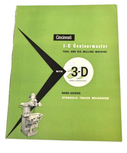 CINCINNATI 5M358B HYDRAULIC TRACER MECHANISM BROCHURE