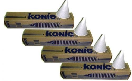 4 Packs of 200 Konie Disposable Paper Cone Cups (800 cups) (3.2 OZ)
