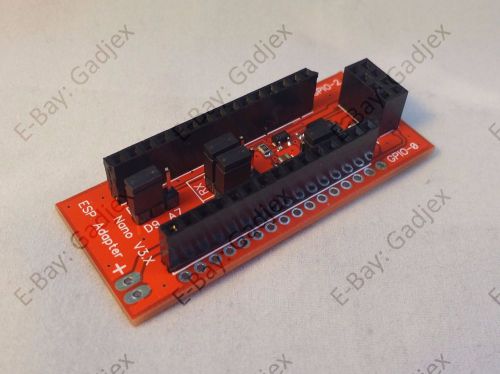 ESP8266 ESP-01 &amp; Arduino Nano Breadboard Adapter with ESP 3.3v Power Regulator