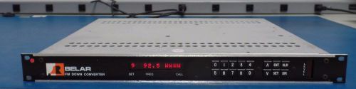 Belar dc-4 frequency agile broadcast fm down converter for sale