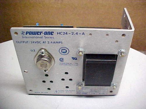 Power One Power Supply  HC24-2.4 A    24 VDC at 2.4 amps