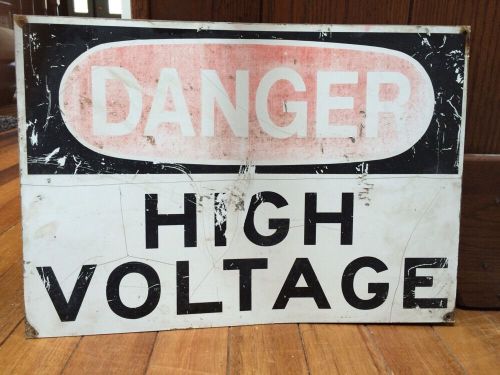 Industrial Factory Vintage Danger Sign