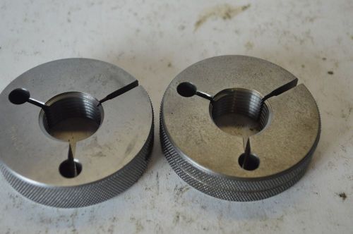 2x wafco thread ring gages 1-12&#034; unf-2a no go lo pd .9382 go pd .9441 for sale