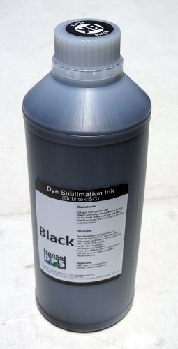 Hansol hi-lite dye sublimation black ink ( sublitex-sc) 1 liter - real bk color for sale