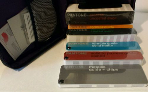 Pantone Ultimate Survival Kit &amp; Metallic Formula Guide + Chips Zippered Case NEW