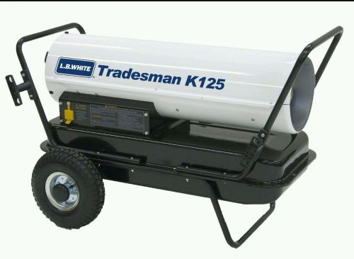 L.b. whitel.b. white cp125ck tradesman k125 portable forced air kerosene heater for sale