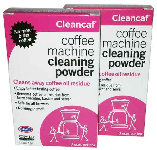 Urnex Cleancaf Espresso Machine Cleaner Descaler - 2pk
