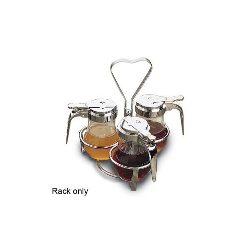 Tablecraft 1370r 3-1/4&#034; chrome plated 3-ring dispenser rack for sale