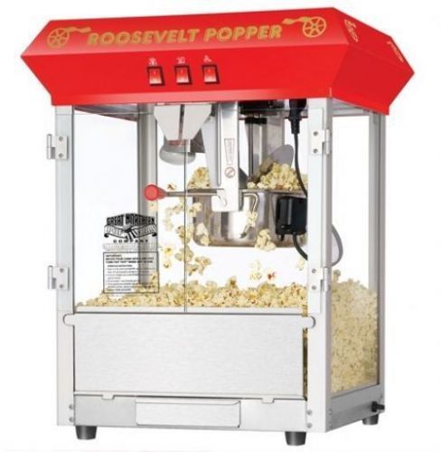 Great Northern Popcorn 6010 Roosevelt Top Antique Style Popcorn Popper Machine,