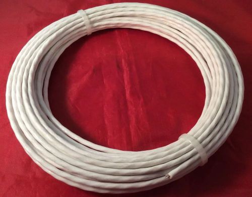 M27500-22rc3s09 22 awg teflon 3 conductor silver plated shielded wire (50) feet for sale