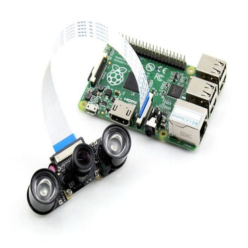 2x infrared light+infrared night vision surveillance camera fr raspberry pi new for sale