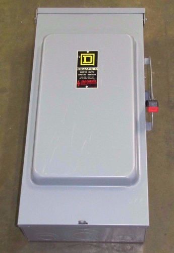 SQUARE D HU-364-RB E1 200A 200 A AMP 600V NON FUSIBLE SAFETY DISCONNECT SWITCH