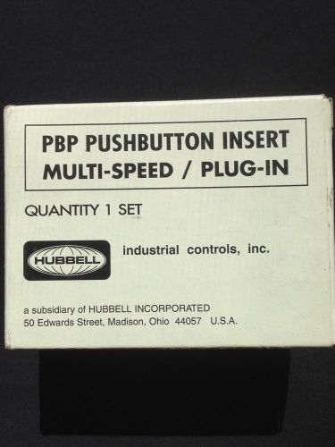 New 28316-000 Hubbell Pushbutton Insert MultiSpeed / Plug-In 2 Button Hoist