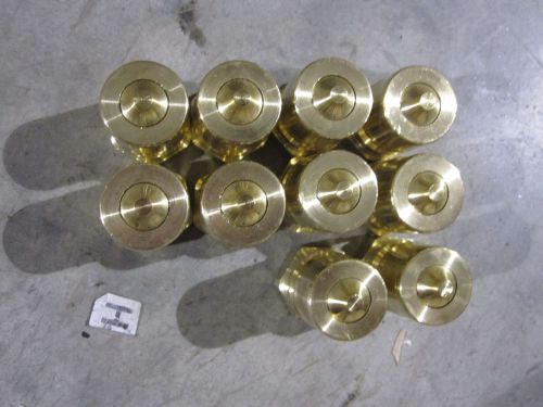 10 dixon valve  brass iso-b interchange hydraulic fitting, nipple, 3/4&#034; coupling for sale