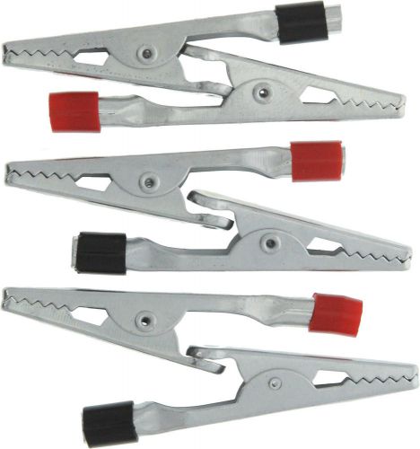 Alligator Clips Set with Insulated Grip, 6pc 8019AC6