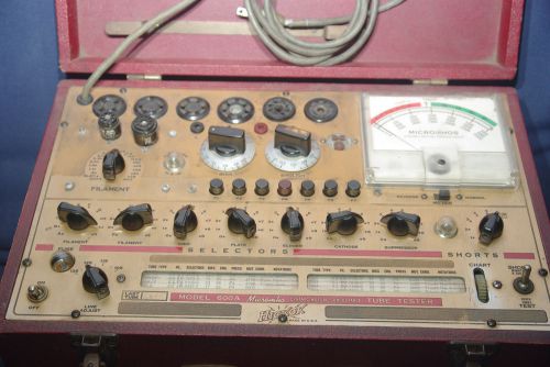 One hickok model 600a mutual conductance vacuum tube tester for sale