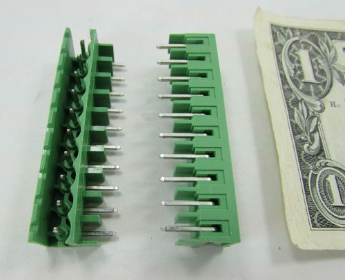10 phoenix contact 10-position terminal block headers, mstbw 2,5/10-g 1736030 for sale