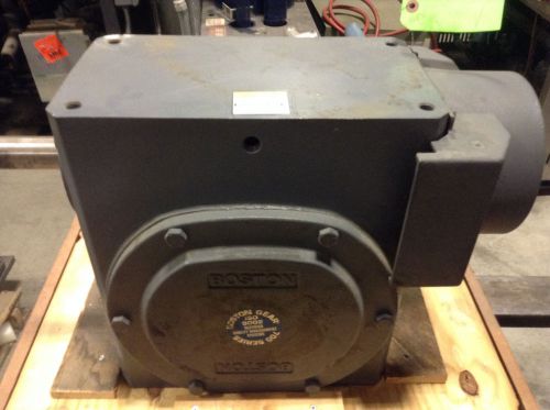 Boston gear box 760-50f-6 rpm1750 shaft size3/8 &amp;1 1/8 raito 50:1 for sale