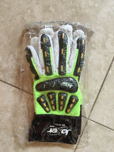 Joker® xos old school cotton palm impact reducing oil &amp; rig glove mx2515-xl for sale