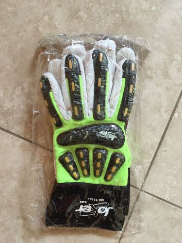 Joker® XOS Old School Cotton Palm Impact Reducing Oil &amp; Rig Glove MX2515-XL