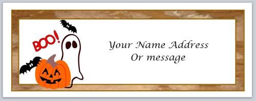 30 Personalized Return Address Labels Halloween Buy 3 get 1 free (c70)
