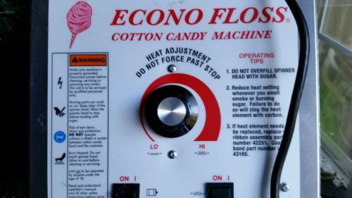 A commercial cotton candy machine econo floss 3017ss