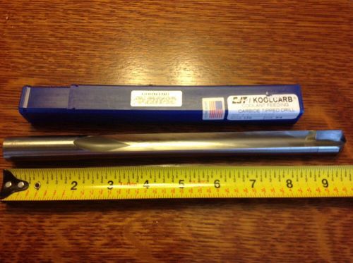 NEW CJT/KOOLCARB COOLANT FED CARBIDE TIPPED DRILL TYPE 170 SIZE 3/4&#034;