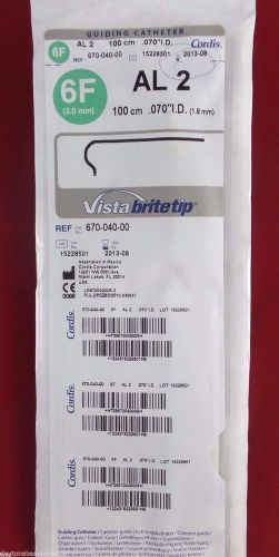 CORDIS 670-040-00 Vista Brite Tip Guiding Device 6F (2.0mm) AL 2
