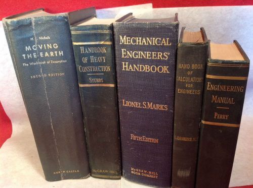 old Mechanical Engineering-Construction Handbooks, Marks,Hawkins,Nichols,Stubbs