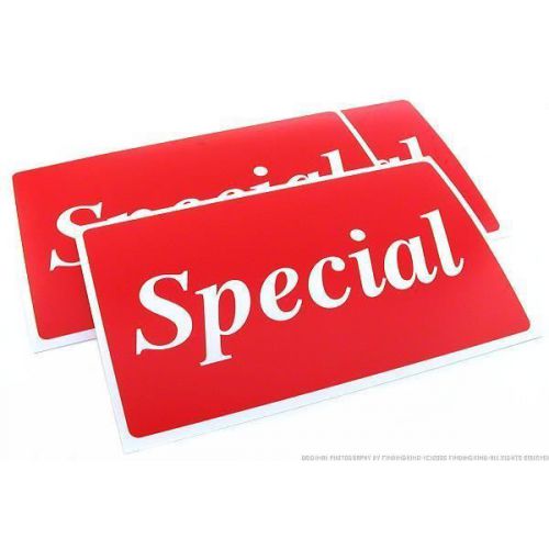3 Special Plastic Message Display Signs