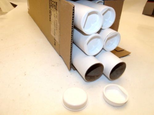 12 NEW 1 1/2&#034; x 18&#034; QUALITY STAPLES MAILING TUBES 1.5 x 18 INCHES WHITE REUSABLE