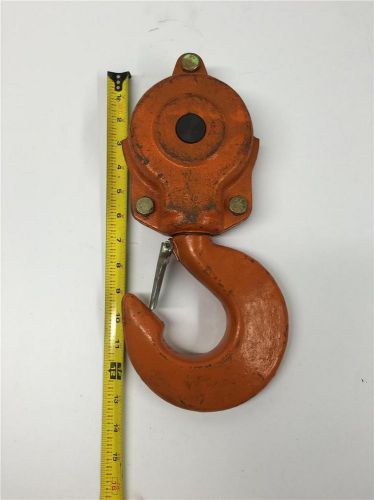Ir ingersoll rand hoist puller 6 ton bottom hook assembly with chain wheel 6ta for sale