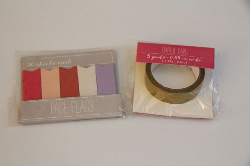 RARE Target Dollar Spot PAGE FLAGS &amp; WASHI/PAPER TAPE! Planner Goodies!