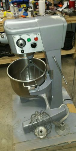 Hobart d-300 t 30 qt. planetary mixer with stainless  bowl, and attachments for sale