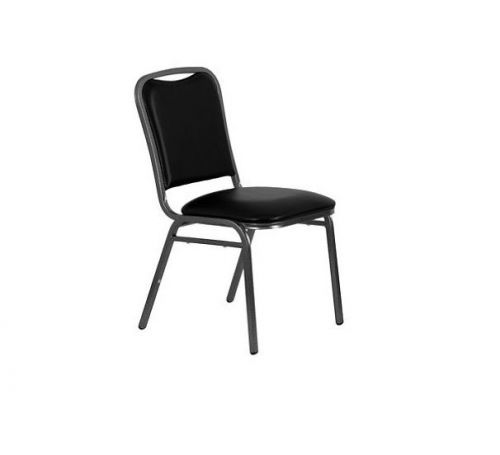 Flash Furniture  Hercules Series Vinyl Banquet Chair Black Pack of 4 - New Item