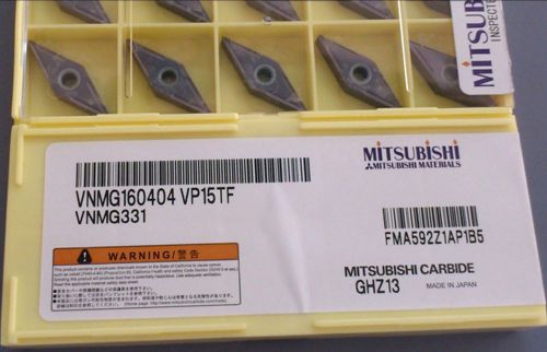 NEW in box MITSUBISHI VNMG160404 VP15TF VNMG331  Carbide Inserts 10PCS/Box