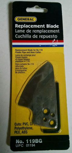 General tools pvc cutter blade 119BG -NEW
