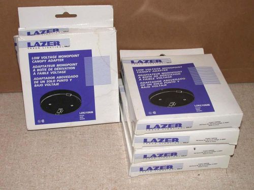 HALO LZR210MB LAZER Monopoint Adapter TRACK LIGHTING COOPER WHITE NEW Free S&amp;H