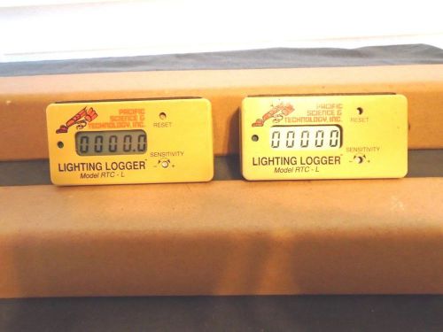 2 Pacific Science &amp;Technology Lightng Logger Mdl. RTC-L(Onset Computer Corp)