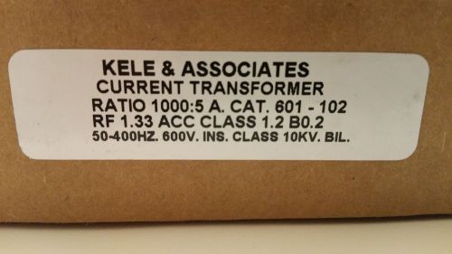 KELE 1000A CURRENT TRANSFORMER CT 1000:5A 601T-102 SPLIT CORE 4 POWER METER 601T