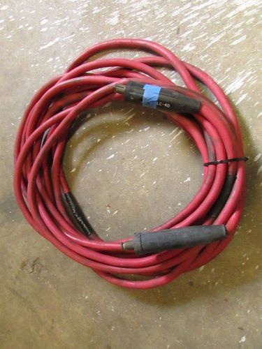 47&#039; 2/0 AWG USED WELDING CABLE male / male ends