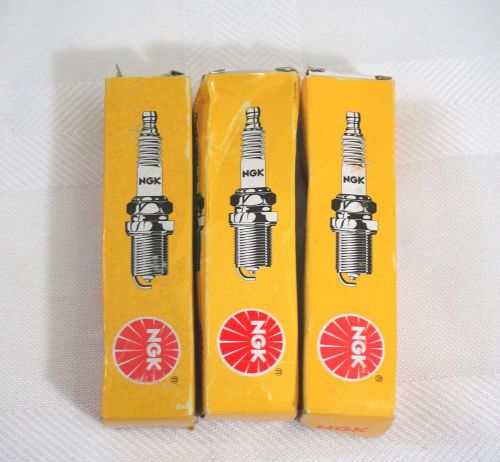 3 pcs - ngk 6376 v-power spark plugs (lfr5a-11) for sale