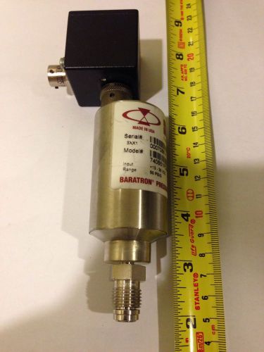MKS 50PSIG Baratron Pressure Transducer w/ LCD DISPLAY