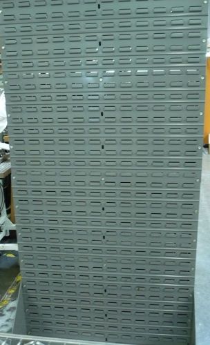 For sale heavy duty floor bin rack – double sided 36”l x 75”h (no shipping) for sale