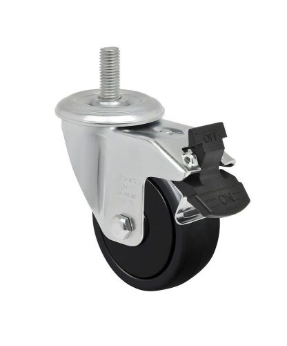 Schioppa l12 series, gleff 312 npp g, 3 x 1-1/4&#034; swivel caster total lock brake for sale